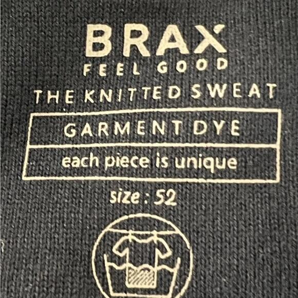 BRAX Full Zip Sweater Joshua Style Blue Men’s 52 Large $198 Knitted Sweat (b14) - Picture 5 of 8